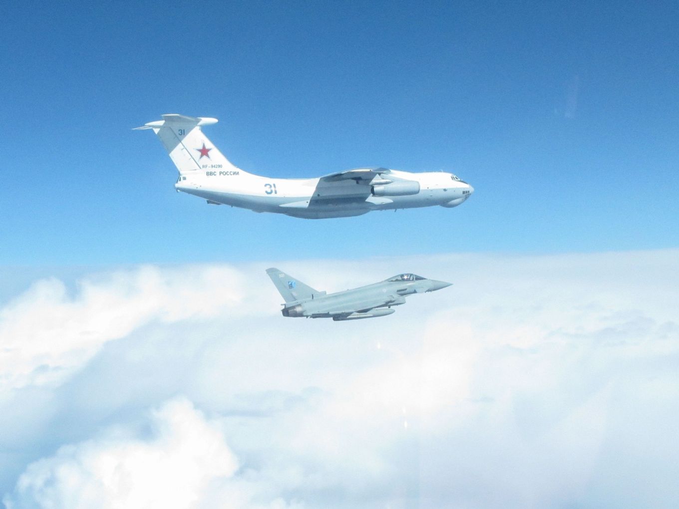 RAF Typhoons scramble on Op AZOTIZE