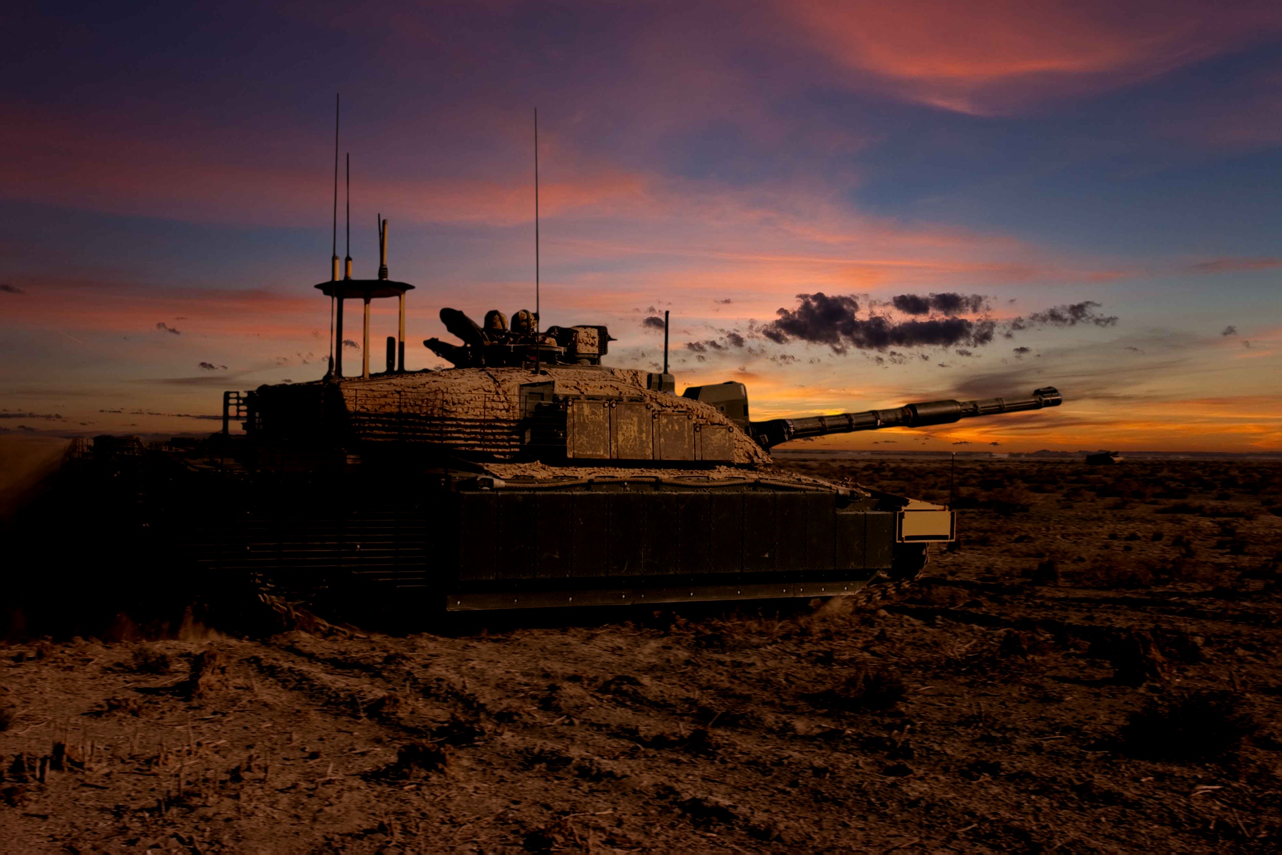 Challenger II Challenger 2 at Dusk