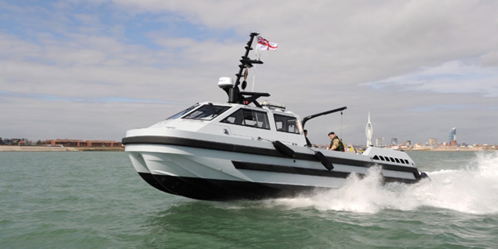 A Royal Navy Hazard Boat