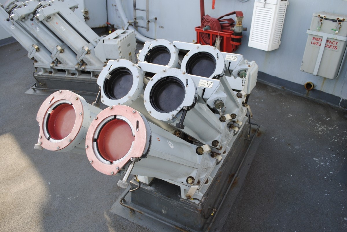 Sea Gnat on board a Royal Navy vessel