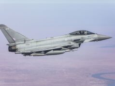 British Typhoon jets continue Operation Shader patrols