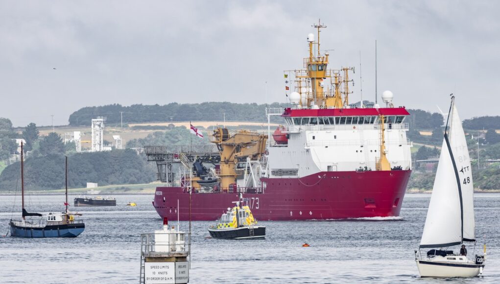 HMS PROTECTOR SAILS FOR NEW ADVENTURES IN ANTARCTICA