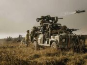 British Paratroopers demonstrate firepower