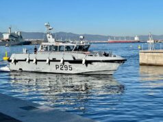 Royal Navy vessel escorts Spanish vessel from Gibraltar