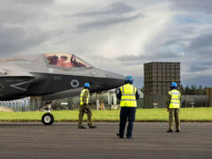 British jets practise dispersal in response to ‘base attack’