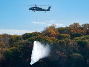 Autonomous Black Hawk drone showcases firefighting ability