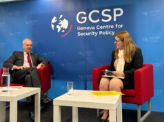 NATO political affairs chief holds talks in Geneva