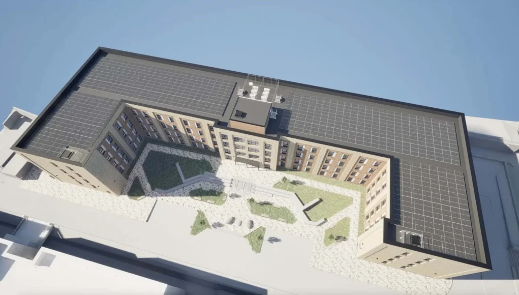 Accommodation block_CGI