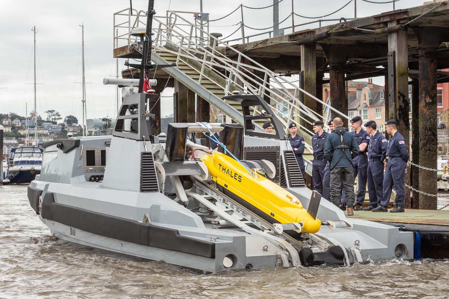 Thales demo unmanned Apollo minehunter to Royal Navy