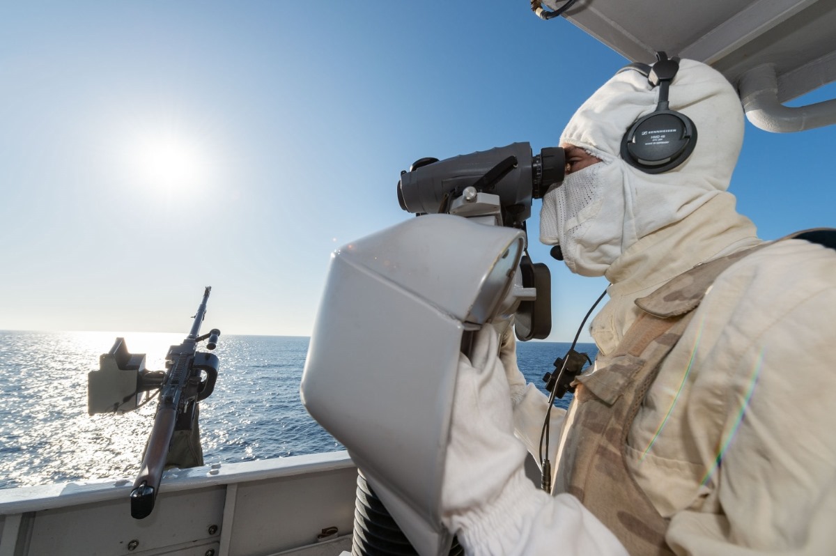 NATO ships conduct security patrol in the Eastern Mediterranean