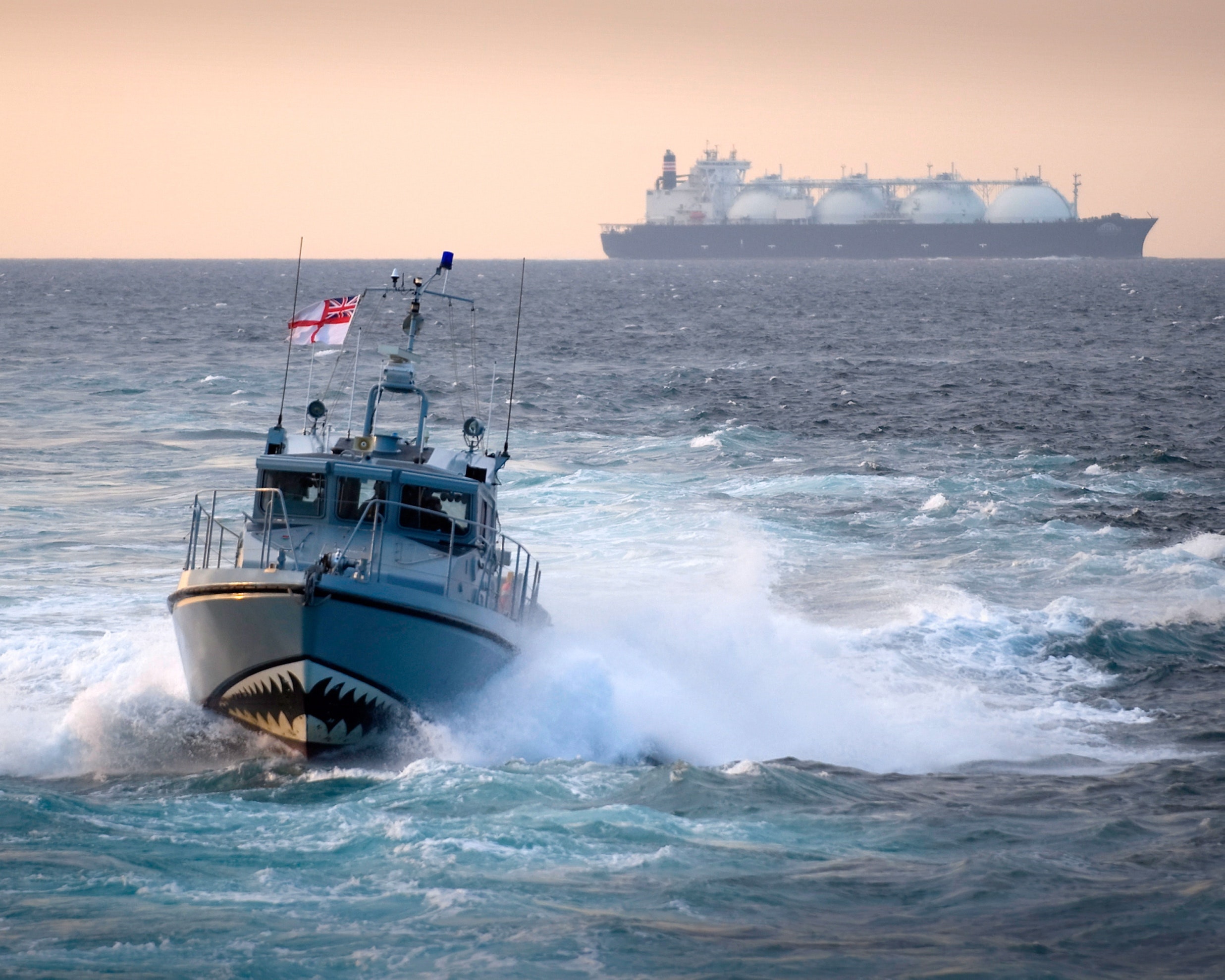 Royal Navy ships chase off Spanish vessel in Gibraltar waters