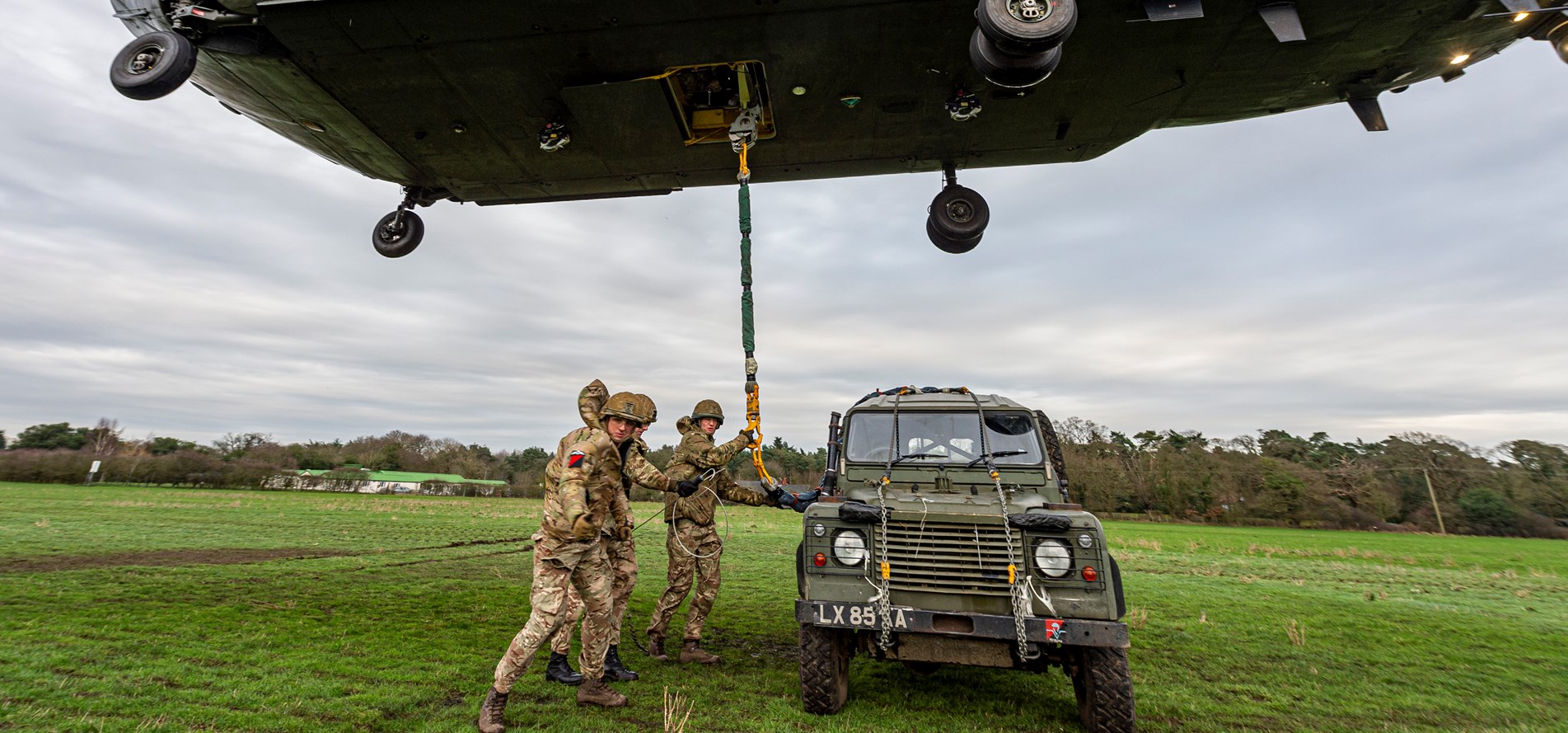Soldiers and aircrew practice key battlefield skills