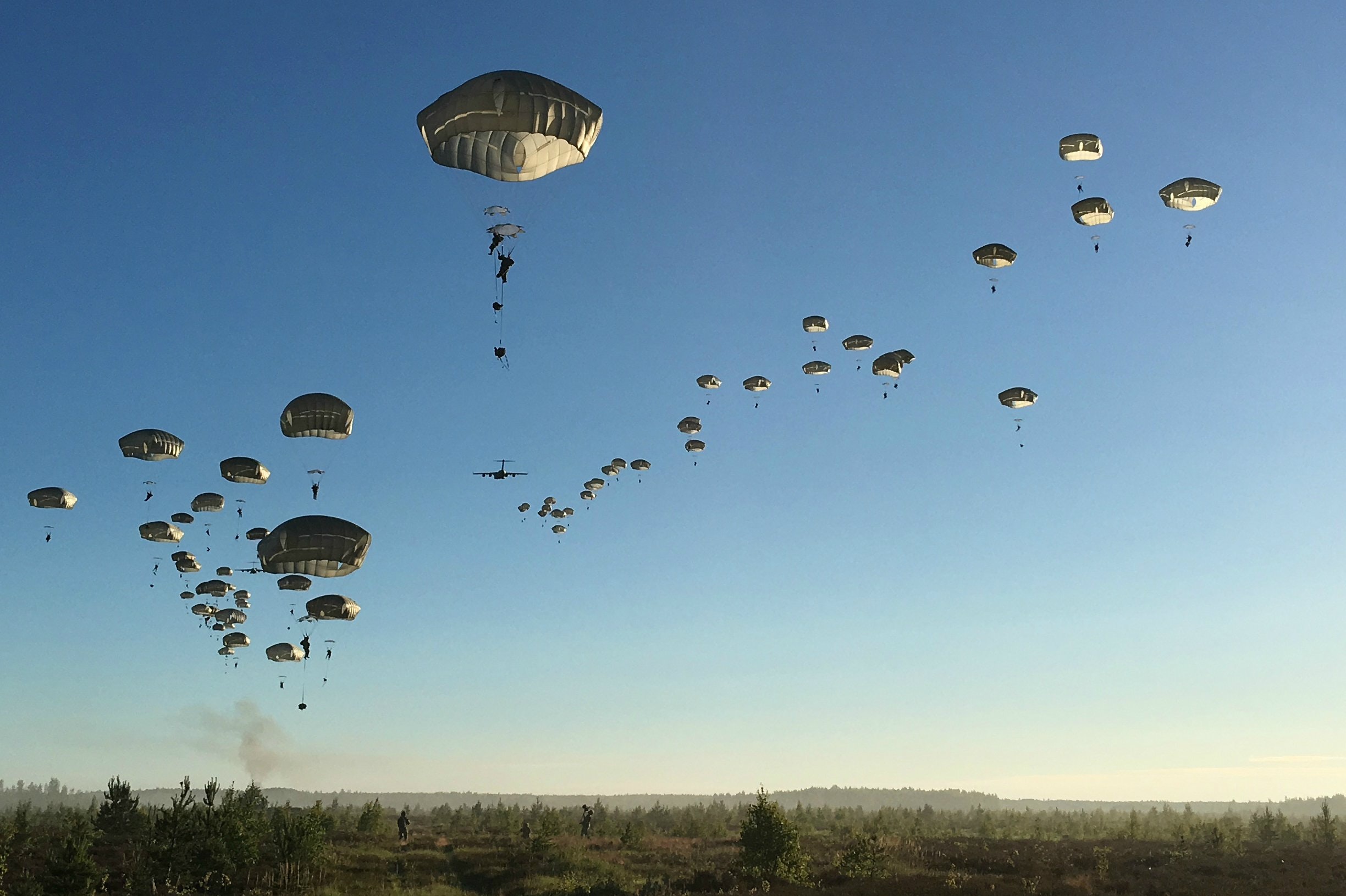 Airborne forces make transatlantic drop to demonstrate joint capability