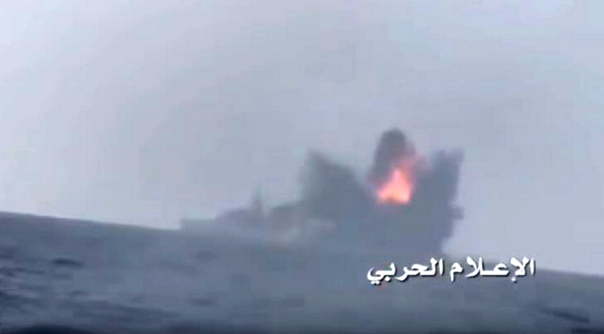 UAE naval vessel on fire after attack off Yemen coast, unconfirmed reports of sinking