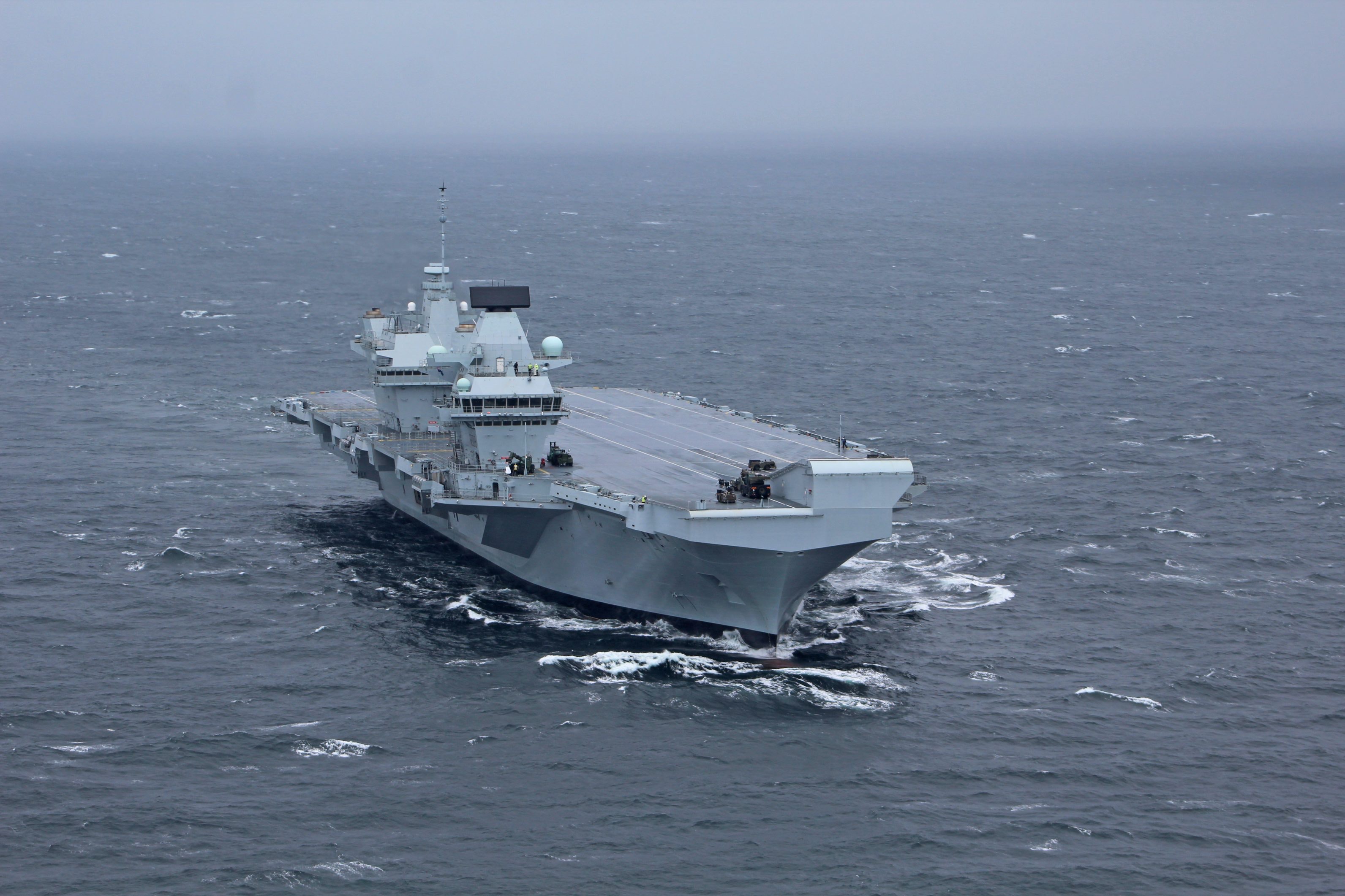 HMS Queen Elizabeth exceeds stated maximum speed on trials