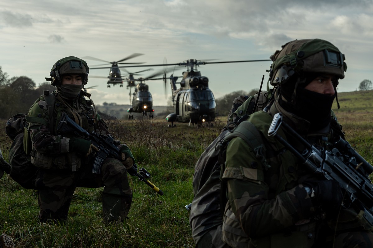 Largest British-led air assault since 2010 underway