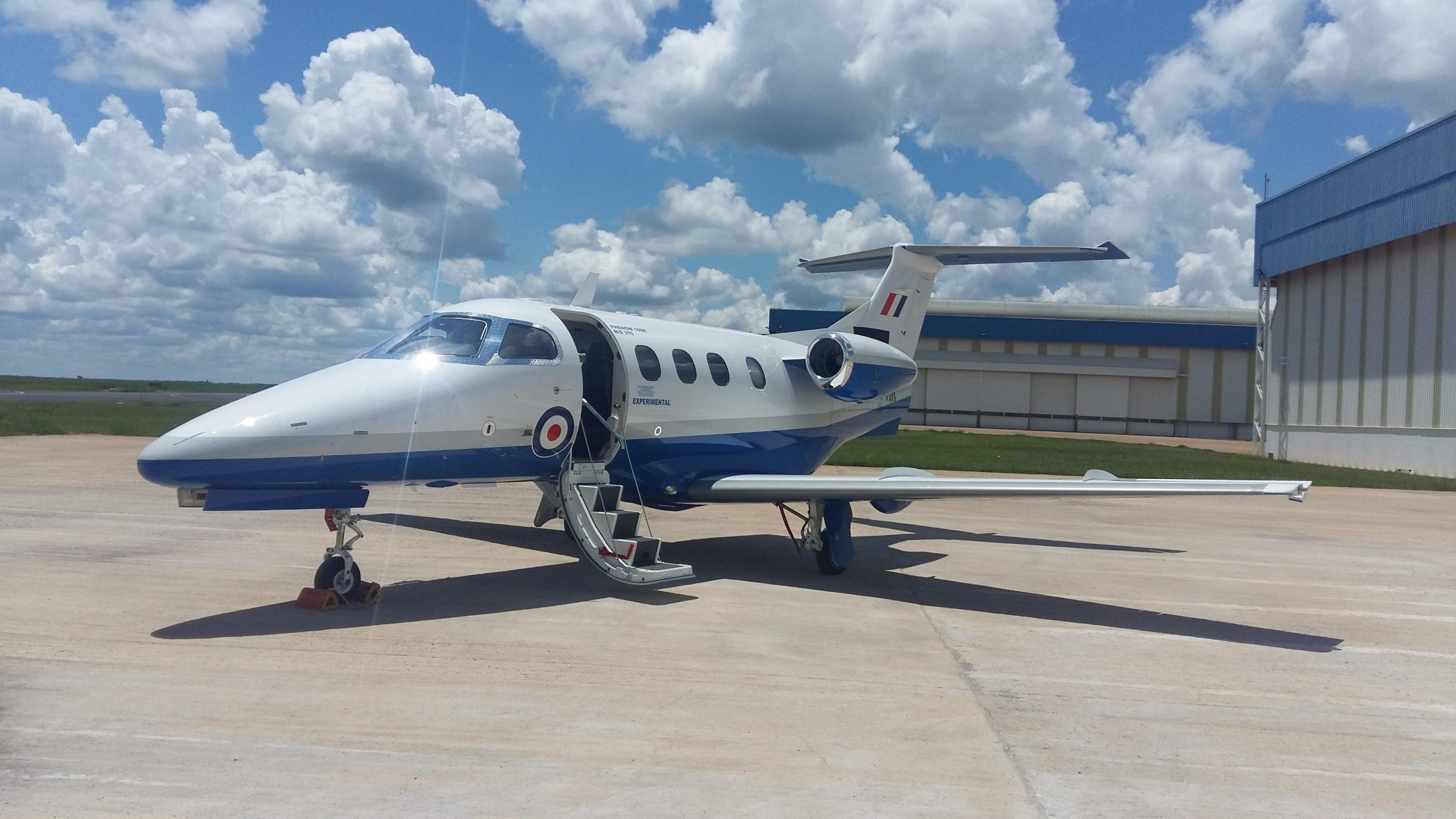 Embraer deliver first Phenom 100 for UK Military Flying Training programme
