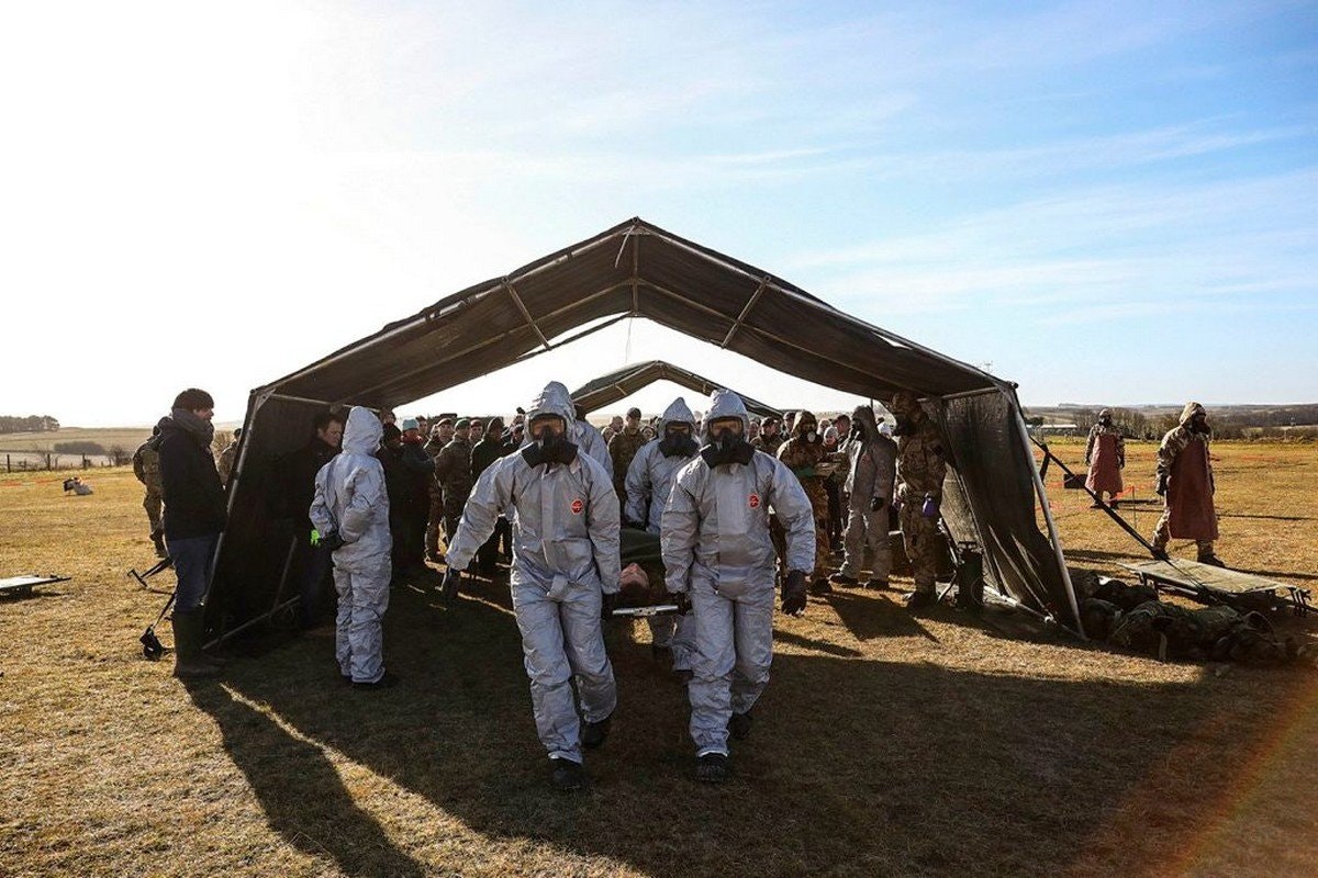 Clean-up work underway in Salisbury