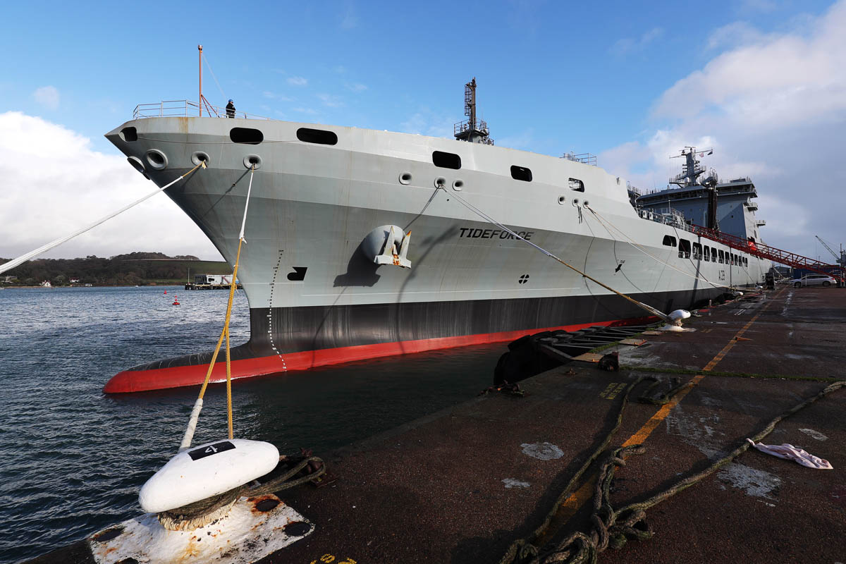 RFA Tideforce officially joins fleet